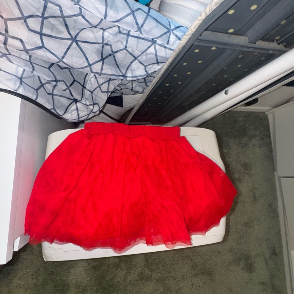 Little Sleepies Vibrant Red tutu